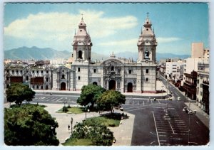 LIMA Cathedral PERU 4x6 Postcard