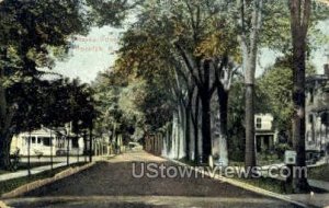 Hayes Street in Norwich, New York