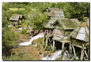 Modern Postcard Jajce Moulins water