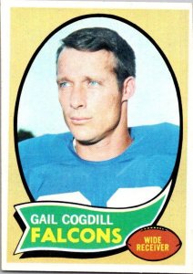 1970 Topps Football Card Gail Cogdill Atlanta Falcons sk21523