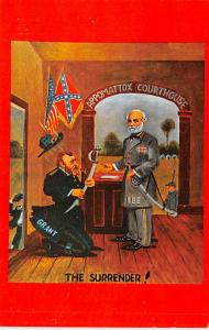 Civil War Post Card Old Vintage Antique Postcard The Surrender, Mammy's ...