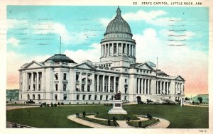 Vintage Postcard 1934 State Capital Little Rock Arkansas AR