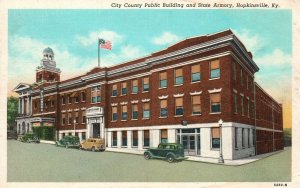 Vintage Postcard City County Public Building State Armory Hopkinsville Kentucky