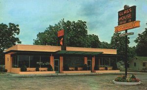 USA Glass House Restaurants Jacksonville Florida Vintage Postcard 08.94