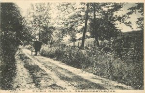 Indiana Greencastle Fern road #2 Allen C-1910 Postcard 22-7098