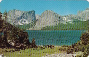 Wyoming Graves Lake And Rugged Wind River Mountains In The Wind River