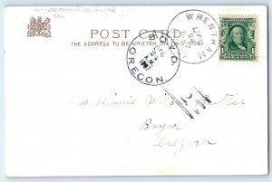 Christmas Candle Lights And Birds Wrentham Boyd OR DPO (1887-1960) Postcard