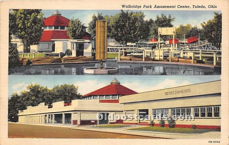 Walbridge Park Amusement Center Toledo, Ohio, OH, USA 1949 