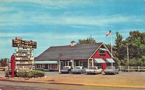 Yarmouth ME Town and Country Kitchen & Gift Shop Old Cars Postcard