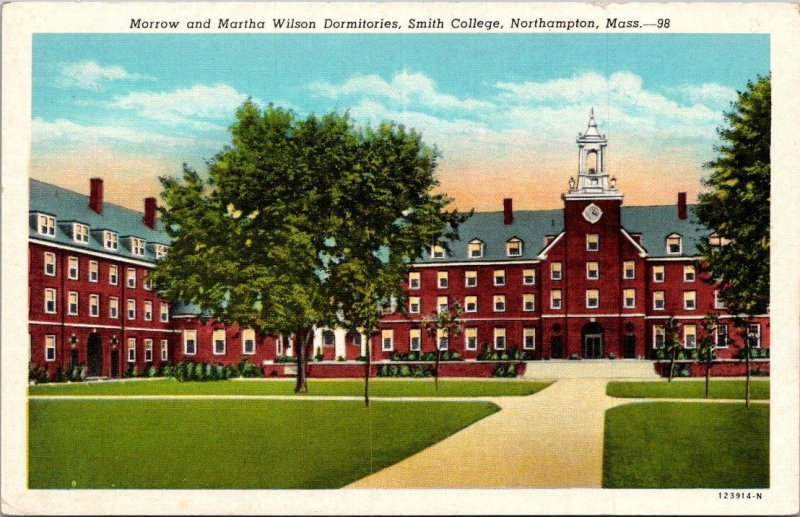 Massachusetts Northampton Smith College Morrow & Martha Wilson Dormitories Curte