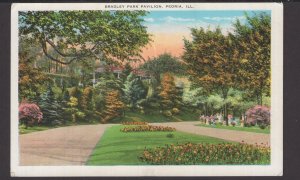 Illinois Peoria, Bradley Park Pavilion and Drives ~ WB