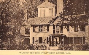 Wayside in Concord, Massachusetts The Home of Hawthorne.