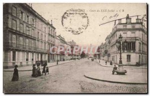 Postcard Old Bordeaux Cours du XXX Juillet