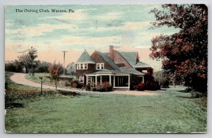 Warren PA The Outing Club Pennsylvania Postcard Y21