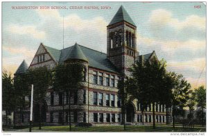 Washington High School, CEDAR RAPIDS, Iowa, 1900-1910s