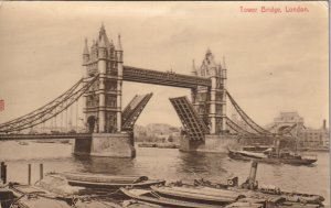 LONDON, TOWER BRIDGE - Vintage POSTCARD (Photo)