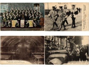 ENGLAND, ENGLISH MILITARY 150 Vintage Postcards (L6090)