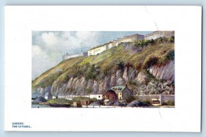 Quebec Canada Postcard The Citadel Boat Landing c1910 Oilette Tuck Art