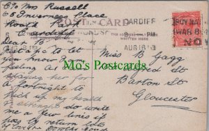 Genealogy Postcard - Gagg, 100 Alfred Street, Gloucester, Gloucestershire  GL949