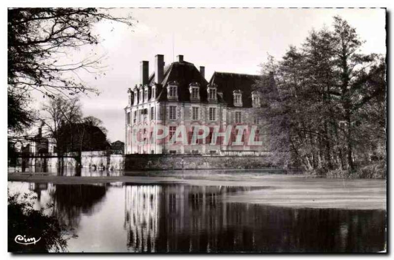 La Ferte Saint Aubin Old Postcard The castle facade
