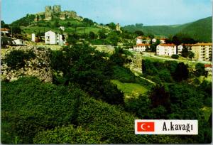 Istanbul Turkey View of Anadolu Kavagi Postcard D59 UNUSED