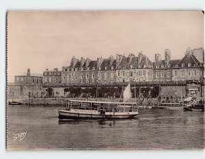 Postcard La Cale de Dinan Saint Malo France