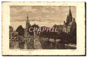 Old Postcard Bruges Lake d & # 39Amour