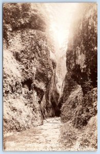 1920's RPPC CROSS & DIMMITT #???*ONEONTA GORGE*COLUMBIA RIVER HIGHWAY