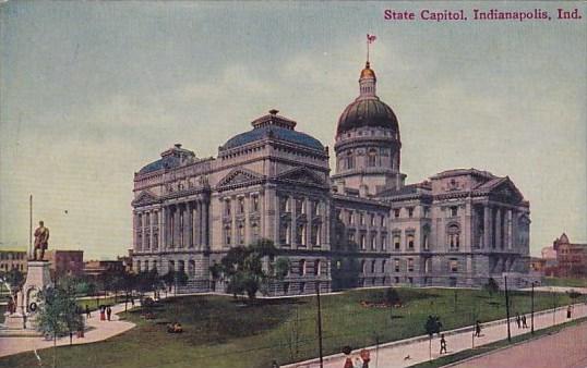 Indiana Indianapolis State Capitol 1911