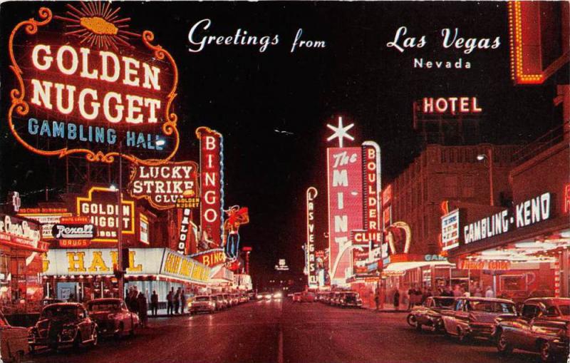 Nevada Las Vegas   Fremont Street at Night