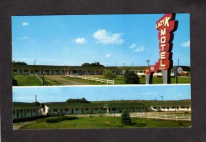 NE Lazy K Motel Ogallala Nebraska Postcard