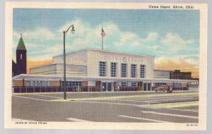 Union Depot Akron OH unused c1950