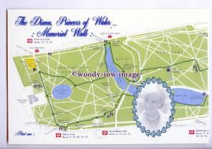 er0156 - The Diana Princess of Wales Memorial Walk, Part One - postcard