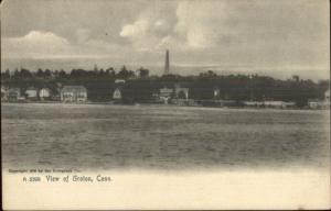 Groton CT Shore From Water c1905 Postcard