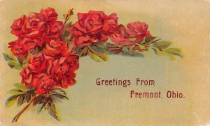 J74/ Fremont Ohio Postcard c1910 Greetings from Fremont Ohio  52