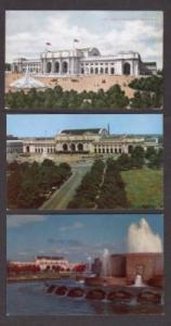 DC Lot 3 Union Train Depot Station WASHINGTON Postcards