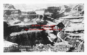 AZ, Grand Canyon National Park, Arizona, RPPC, Colorado River, Harvey Photo