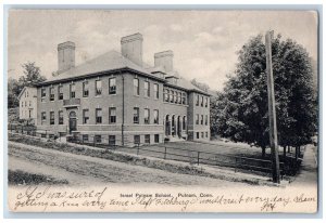 Putnam Connecticut Postcard Israel Putnam School Exterior c1907 Vintage Antique