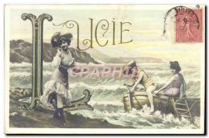 Old Postcard Lucie Surname