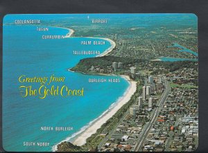 Australia Postcard-Aerial View, Burleigh Heads,The Gold Coast, Queensland RR1988