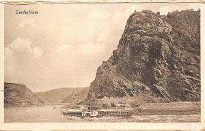 BR41919 Loreley felsen ship bateaux       Germany