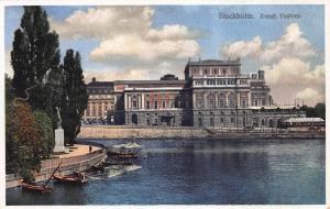 Kungl Theater, Stockholm, Sweden, Early Postcard, Unused