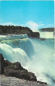 Beautiful Niagara Falls, Prospect Point and Horseshoe falls.  used 1964