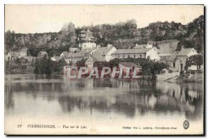 Old Postcard Pierrefonds Lake View