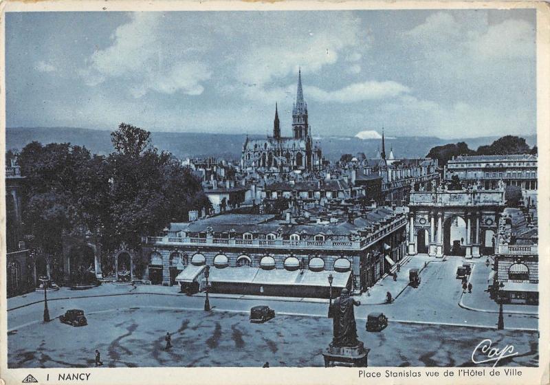 BR52939 nancy place stanislas vue de l hotel de ville      France