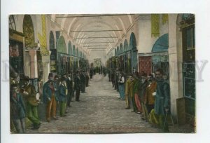 432859 Turkey Constantinople Grand Bazar interior native sellers Vintage PC