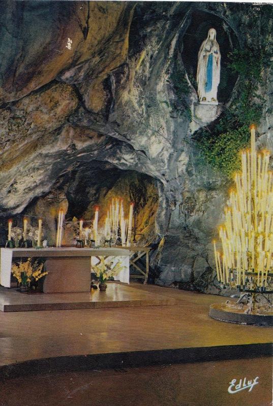 BF19806 lourdes la grotte miraculeuse france front/back image | Europe ...