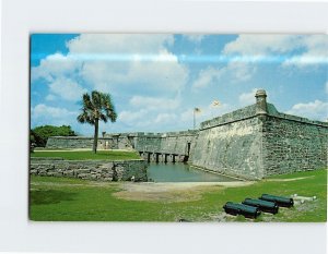 Postcard Castillo De San Marcos National Monument St. Augustine Florida USA