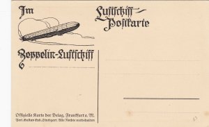 Zeppelin Postcard Germany Aerial View Gustav Eyb - Reinbek Rhein