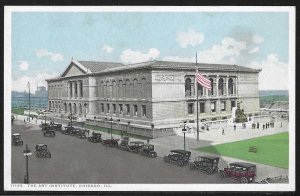 The Art Institute, Chicago, IL, Early Phostint Postcard, Detroit Publishing Co.
